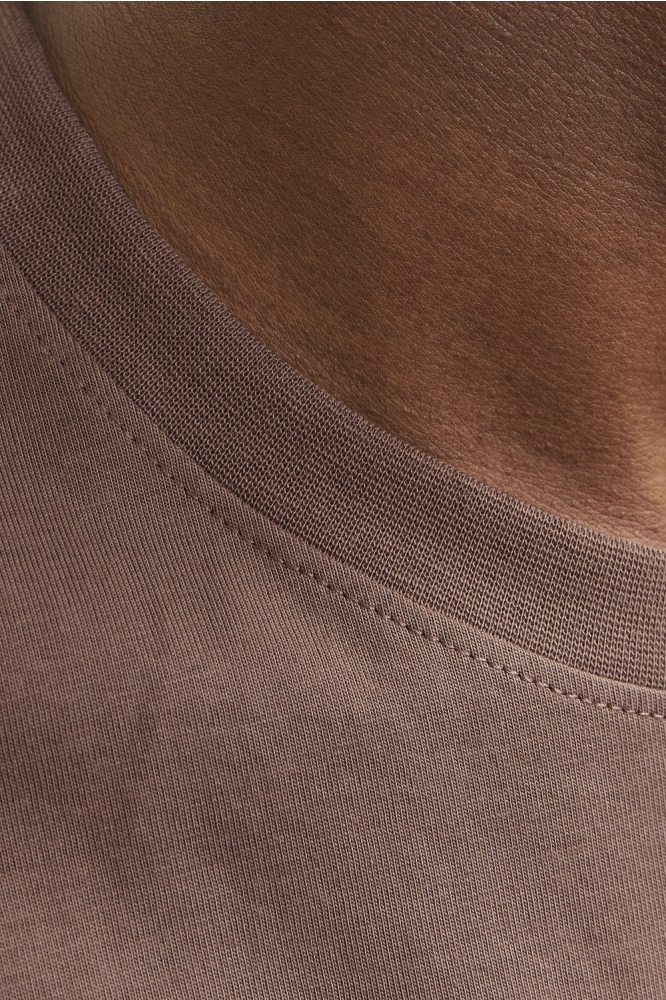 JORVESTERBRO TEE SS CREW NECK NOOS 12240121 DEEP TAUPE